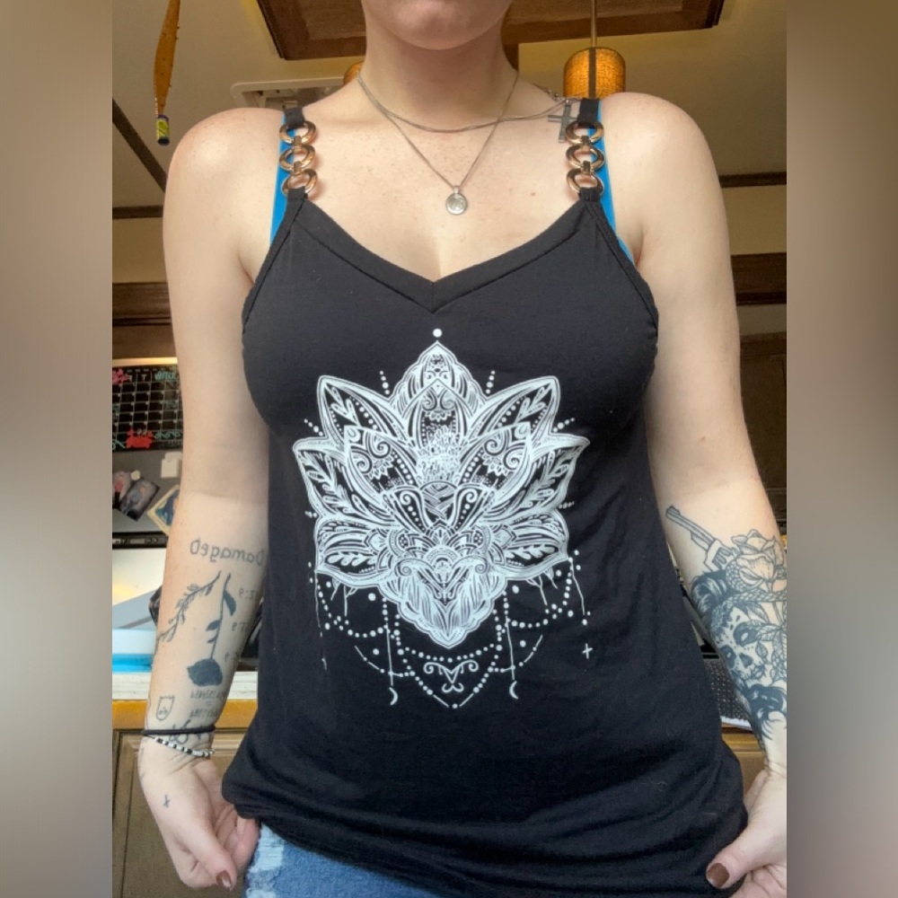 Black Flower Shirt